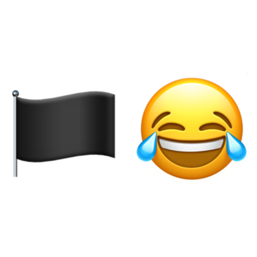 🏴😂 Emoji Domain iOS rendering